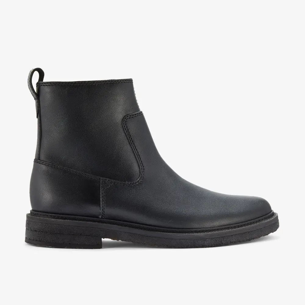 Mens Clarkdale Boot Black Leather Chelsea Boots online