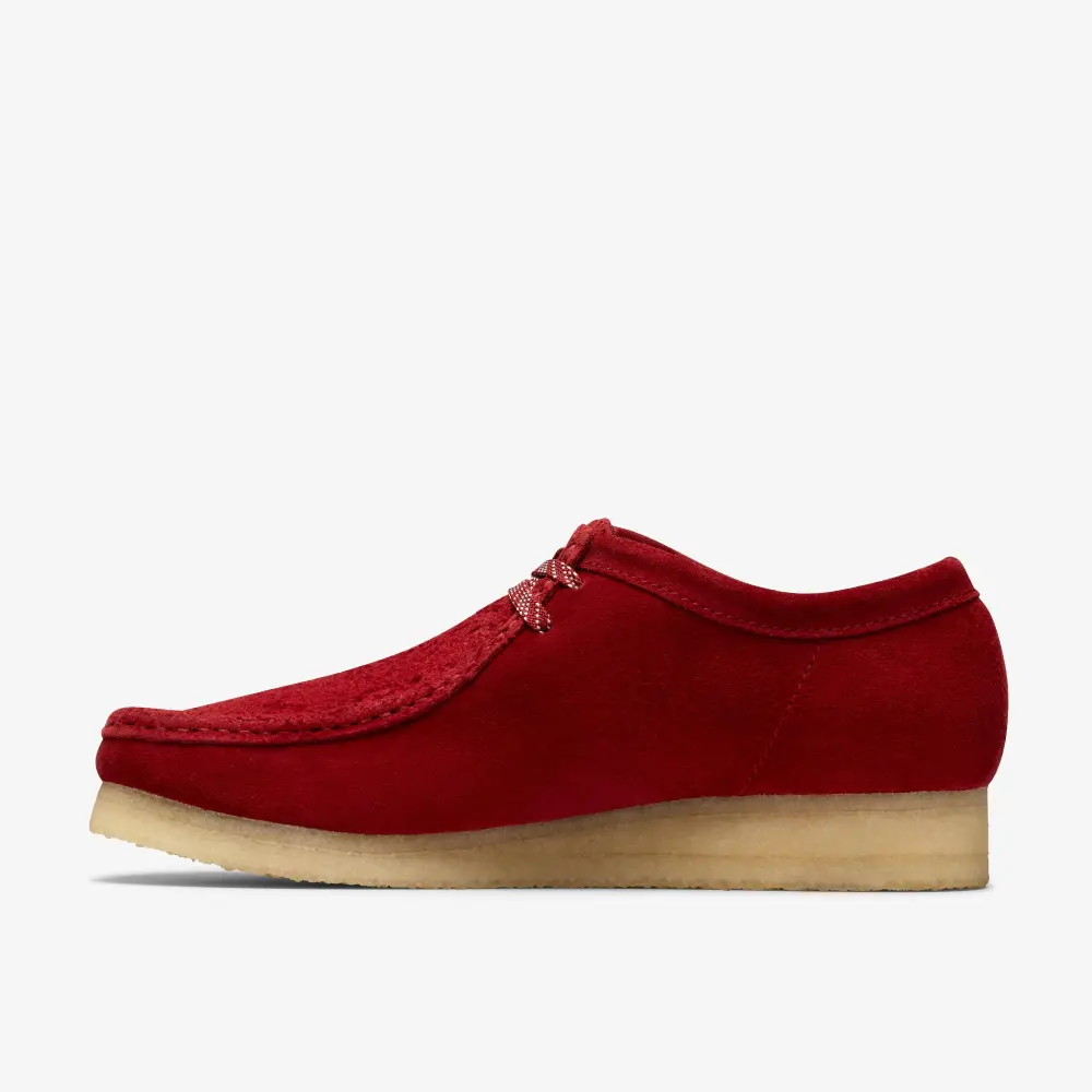 Mens Dark Red Suede Wallabees online