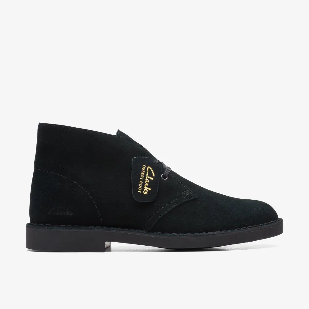 Mens Desert Boot Evo Black Suede Chukka online
