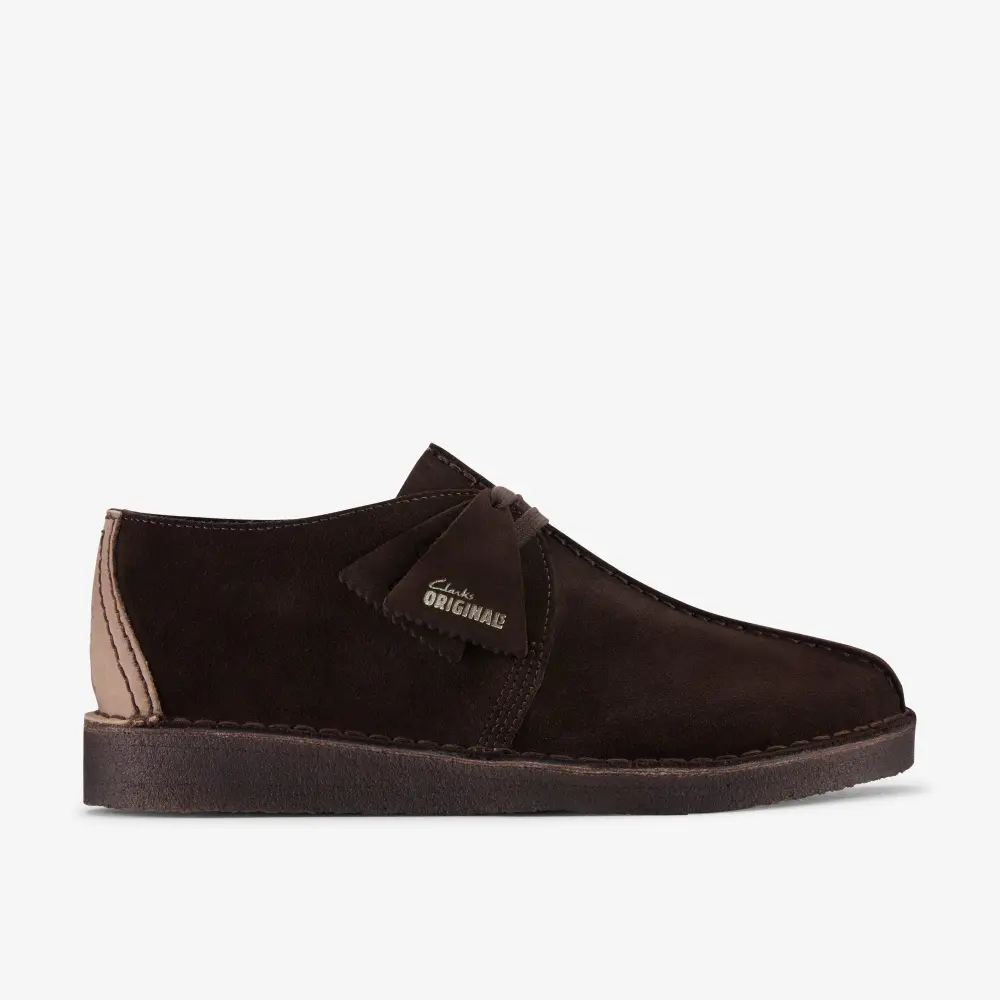 Mens Desert Trek Dark Brown Shoes online