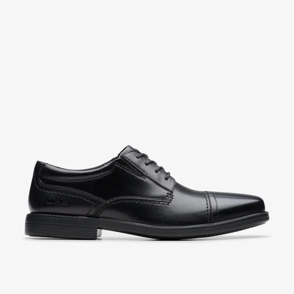 Mens Dresslite Cap Black Leather Oxford online