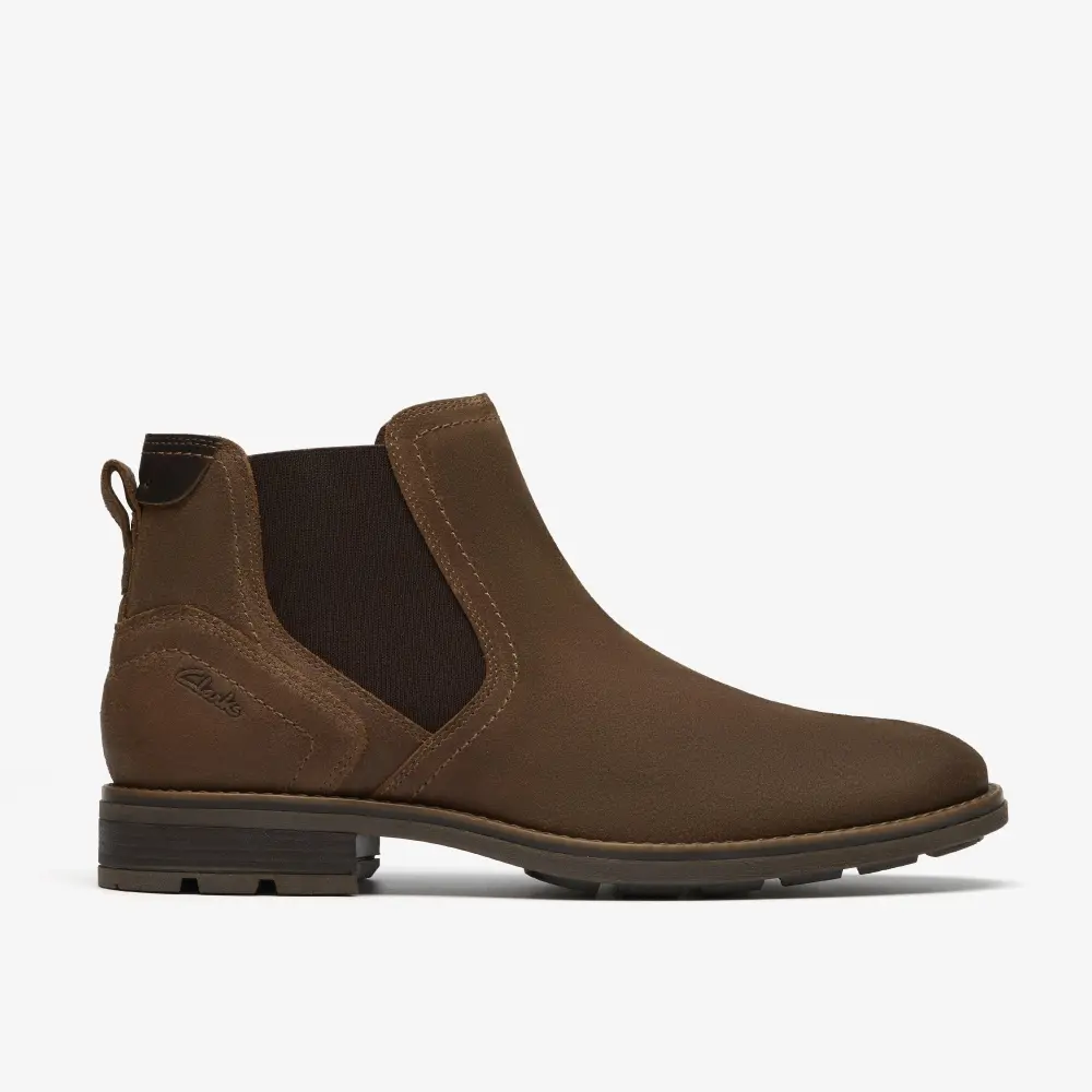 Mens Emmet Easy Cola Suede Chelsea Boots online