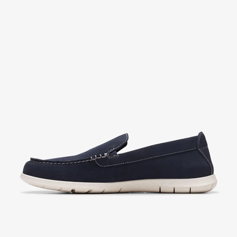 Mens Flexway Step Navy Suede Summer Loafer Slip On Shoes online