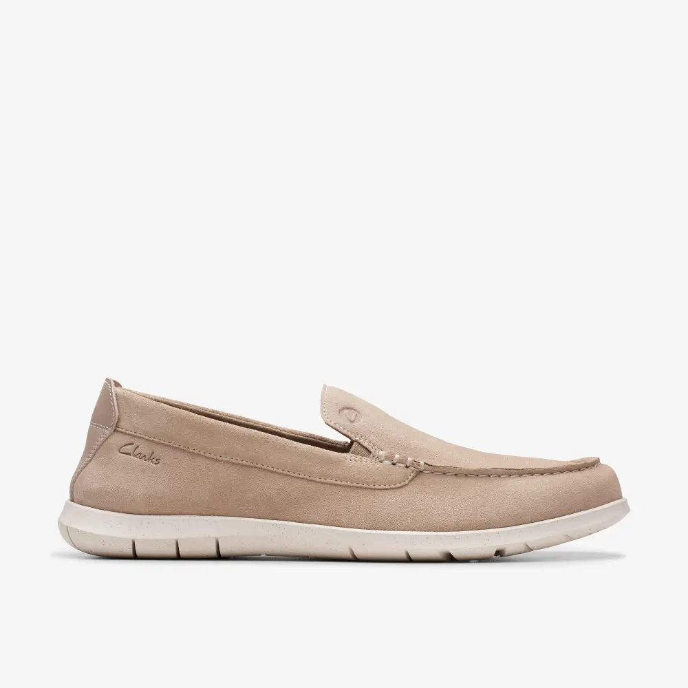 Mens Flexway Step Sand Suede Loafer Slip On Shoes online