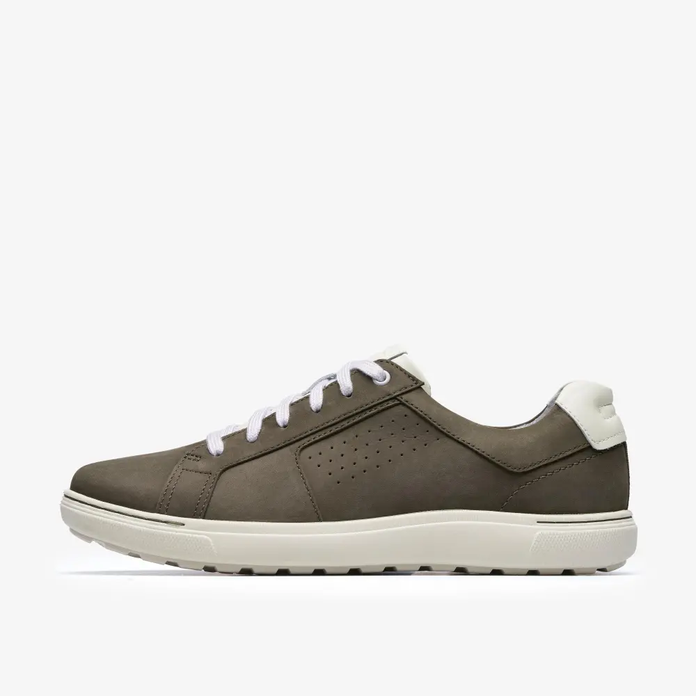 Mens Mapstone Tie Olive Nubuck Sneakers online