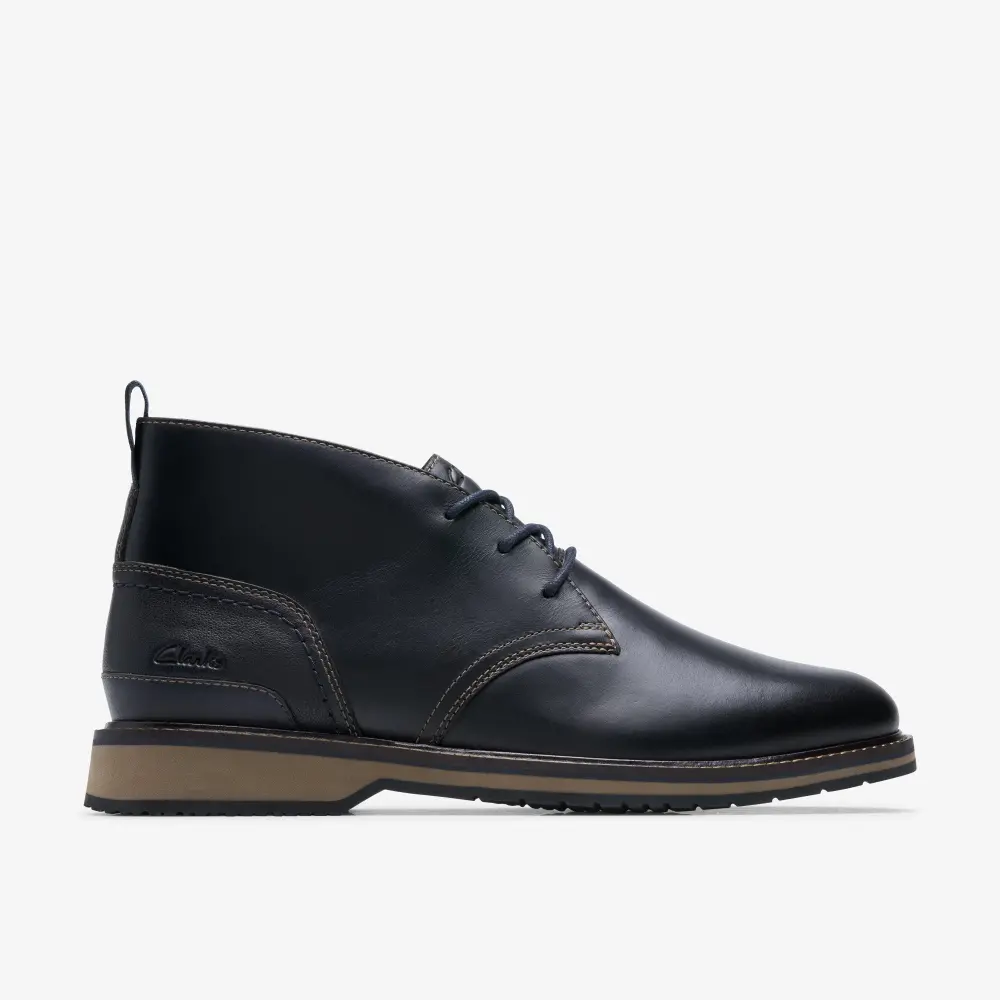 Mens Monahan Chukka Black Smooth Boots online