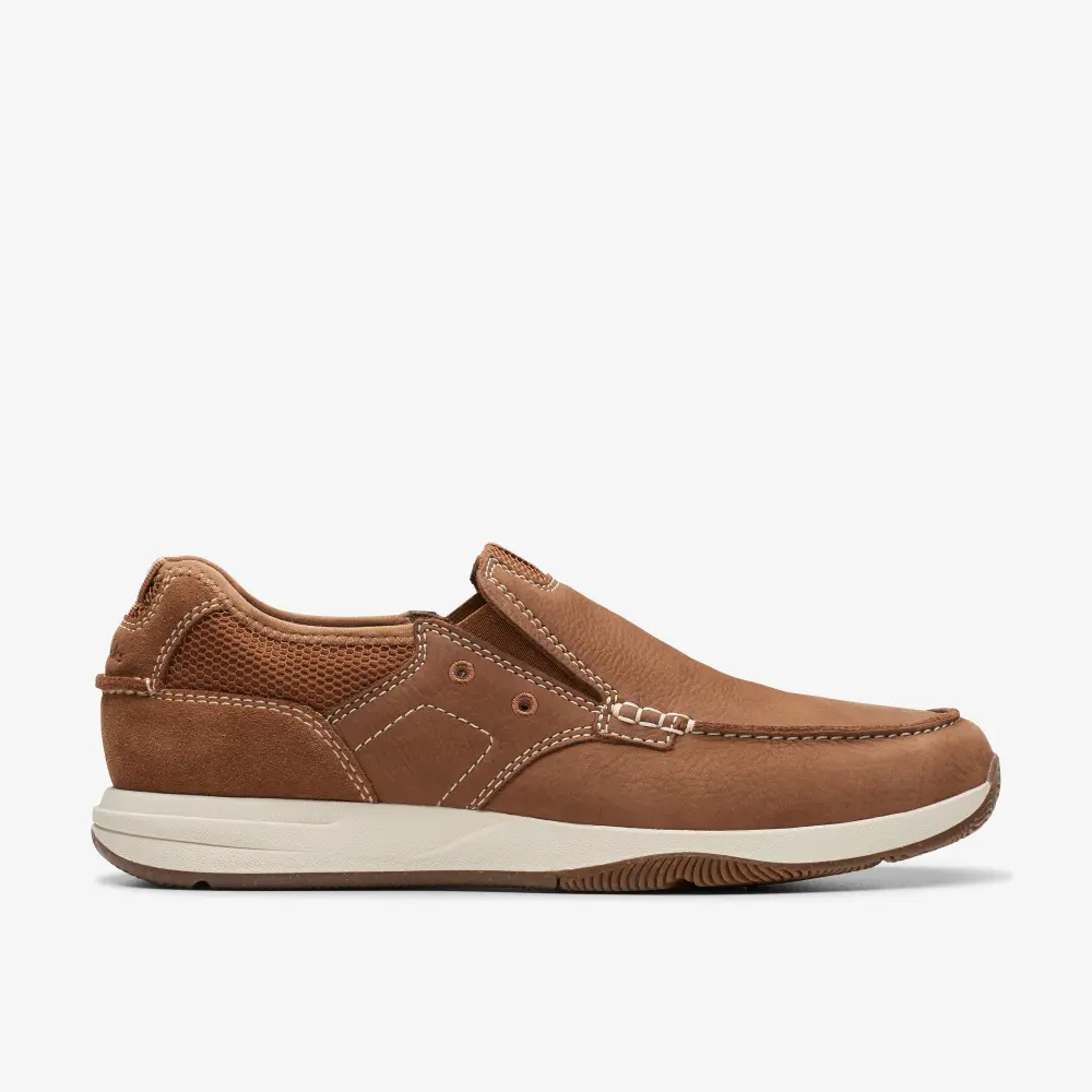 Mens Sailview Step Light Tan Nubuck Slip-On Boat Shoes online