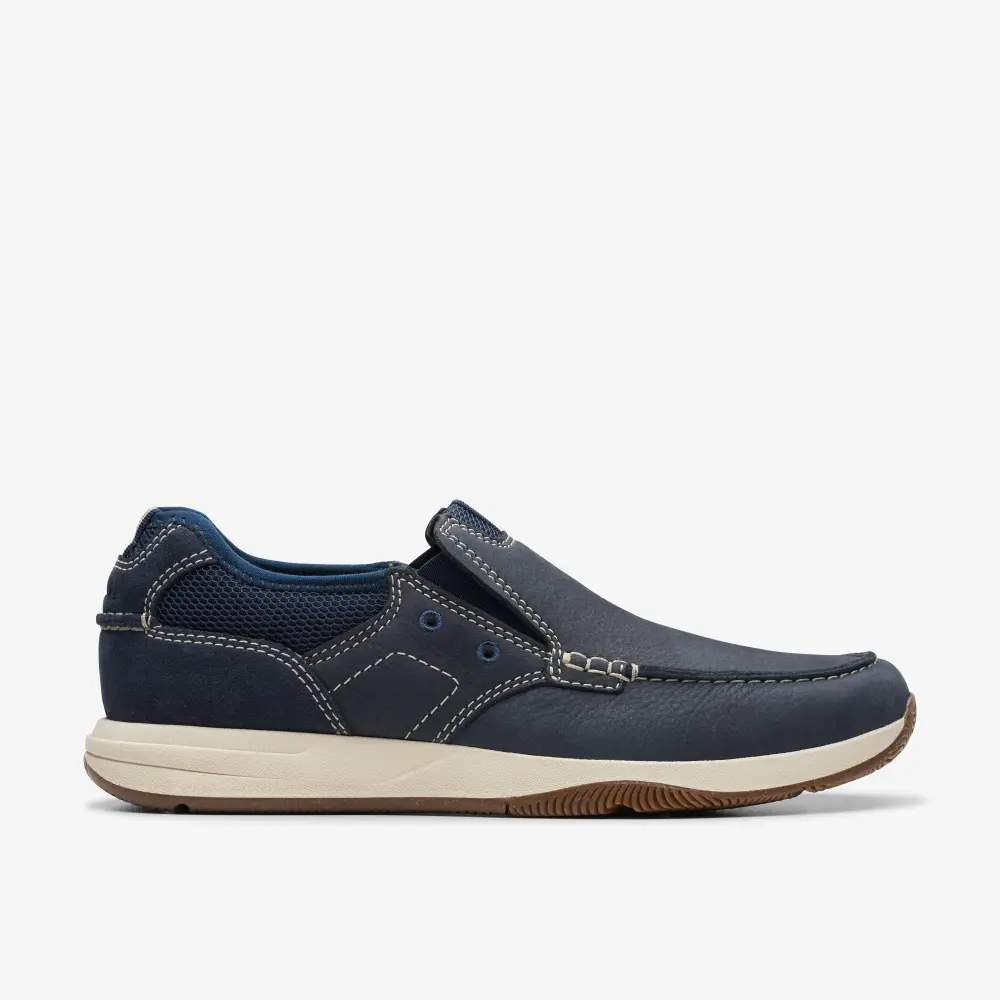 Mens Sailview Step Navy Nubuck Slip-On Boat Shoes online