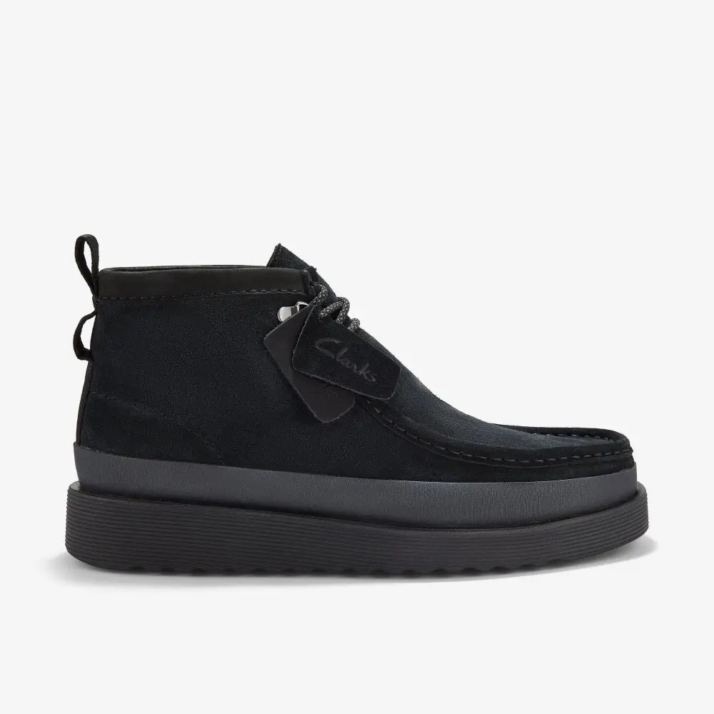 Mens Wallabee FTR2 Hi Black Suede online