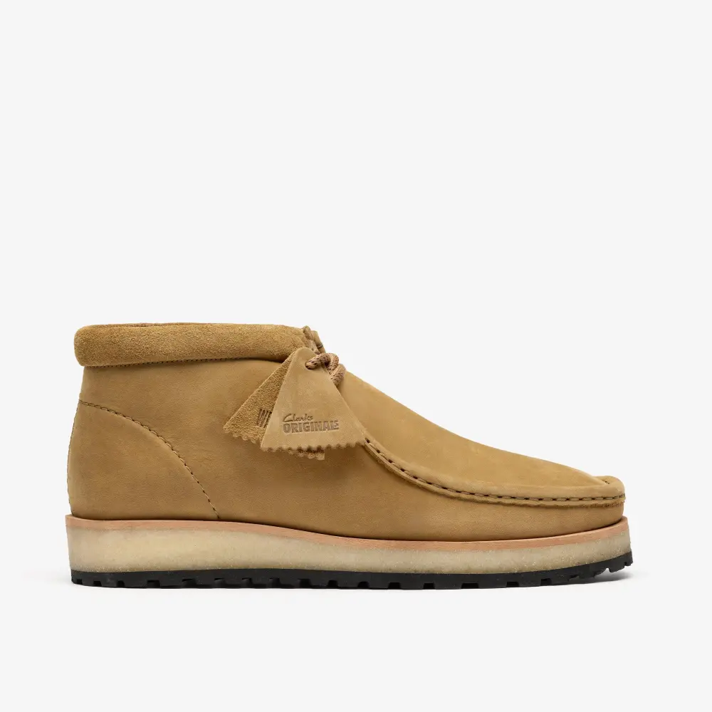 Mens Wallabee Scout Oakmoss Nubuck Boots online