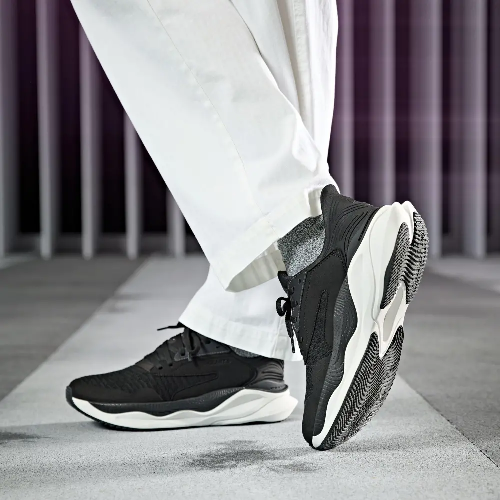 PACE Men’s Black & White Athleisure Shoes online