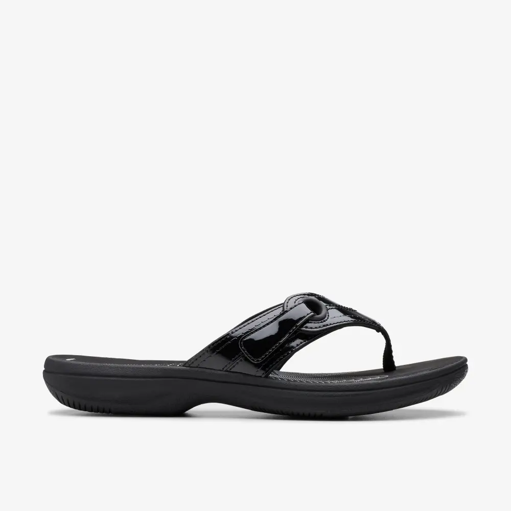 Women’s Breeze Reyna Black Patent Cloudsteppers™ Flip Flops online