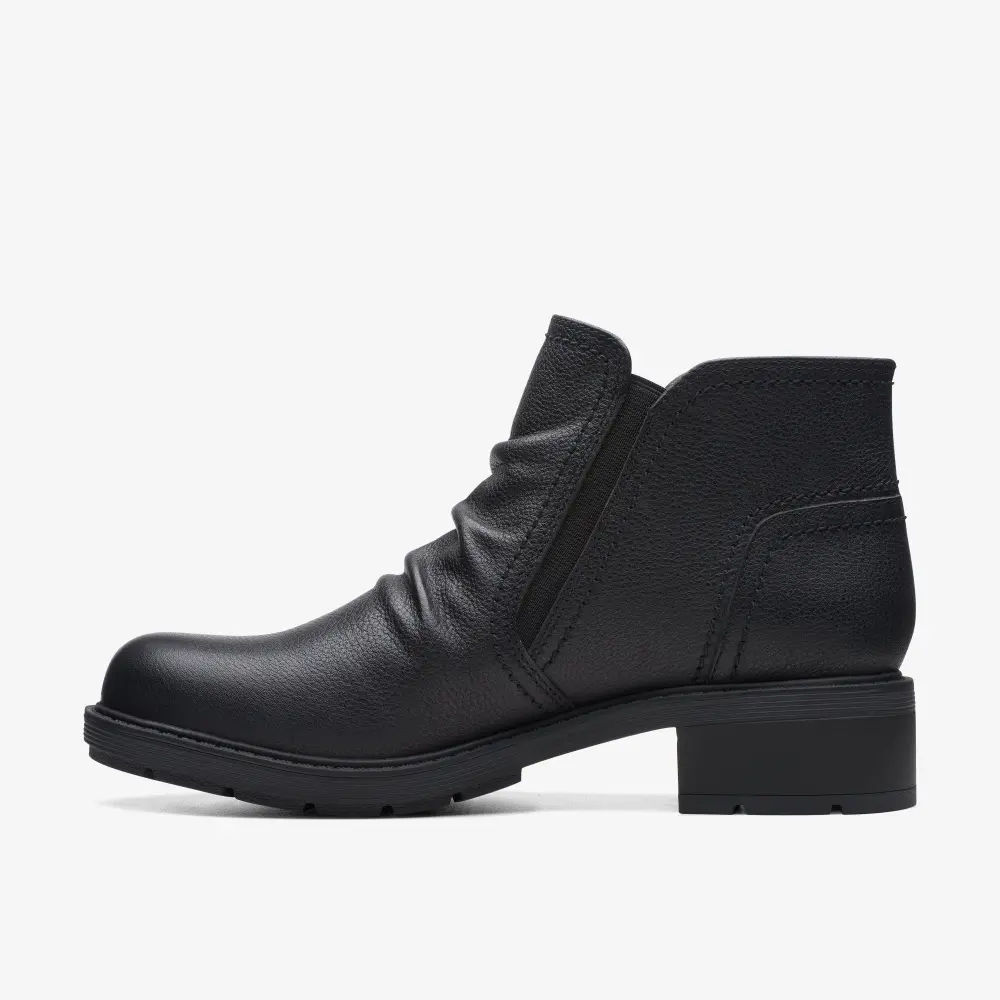 Women’s Hearth Dove Black Leather Ankle Boots online