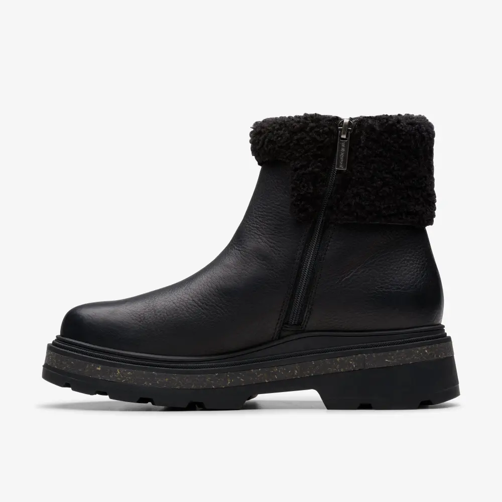 Womens Hencroft Madi WP Black Warmlined Leather Ankle Boots online