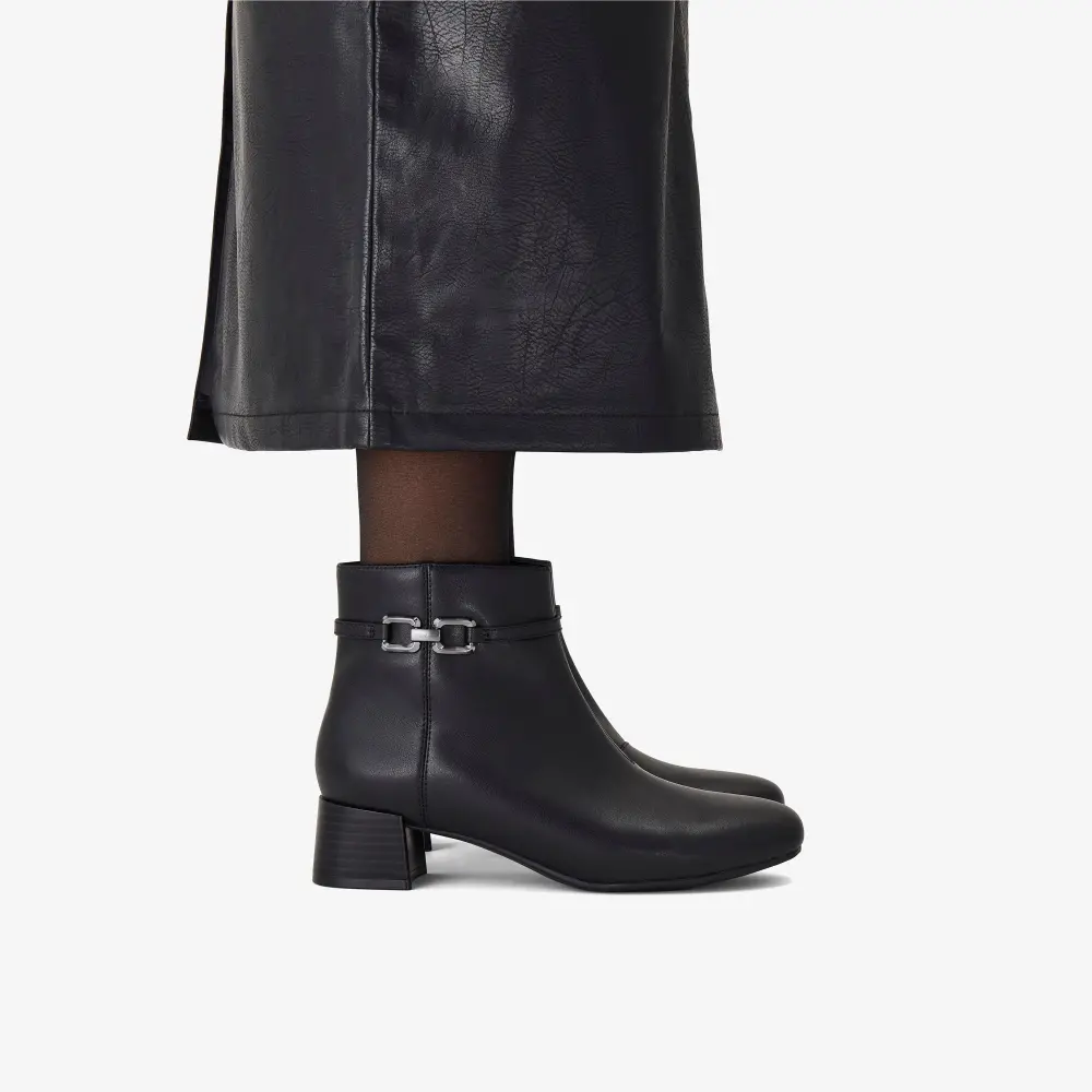 Womens Iridessa Air Black Leather Ankle Boots online