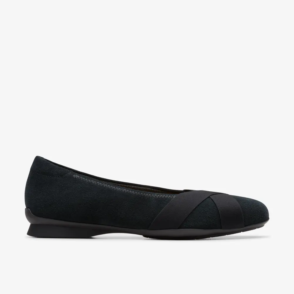 Womens Jazmynn Gem Black Suede Slip-Ons online