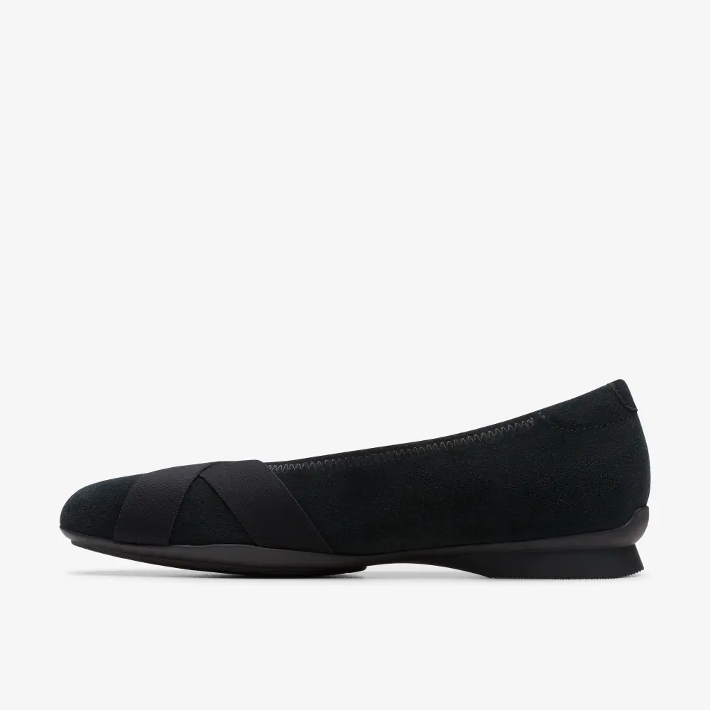 Womens Jazmynn Gem Black Suede Slip-Ons online
