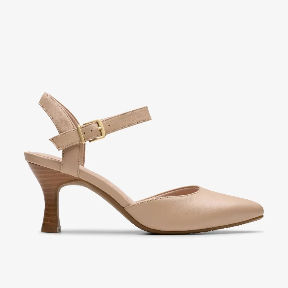 Women’s Kataleyna Cora Beige Leather Heels online