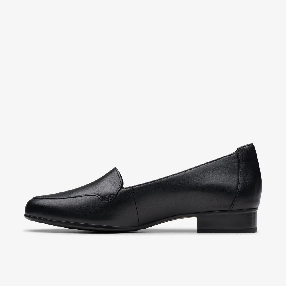 Womens Krystine Lily Black Leather Slip-Ons online