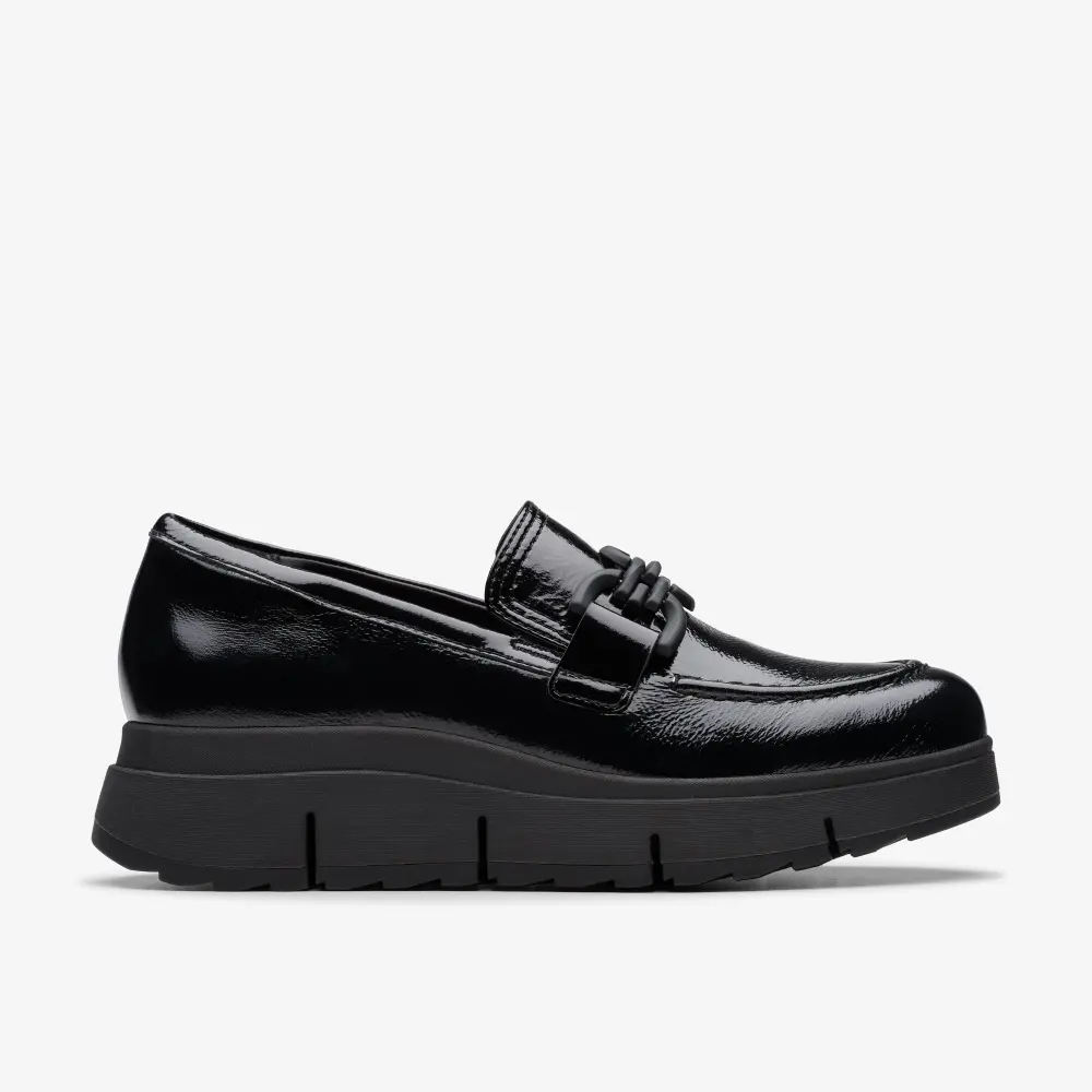 Womens Loriini Izzy Black Patent Loafers online